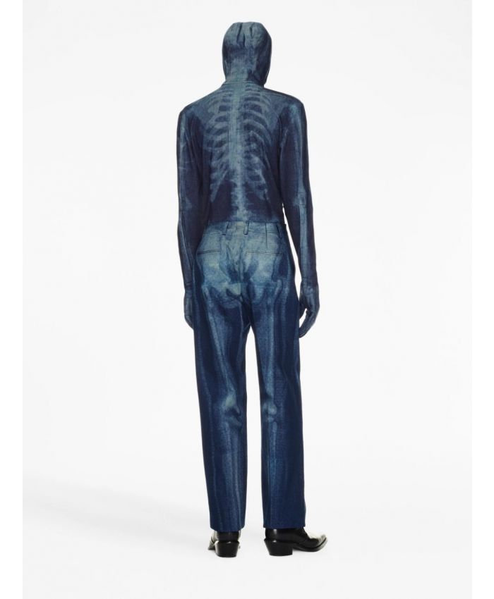 Off-White - Runway Body Scan tailored denim trousers