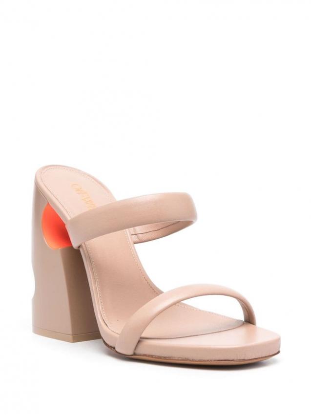 Off-White - Pop Meteor 120mm cut-out mules