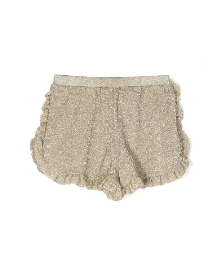 Oseree Kids - glittered elasticated-waist shorts