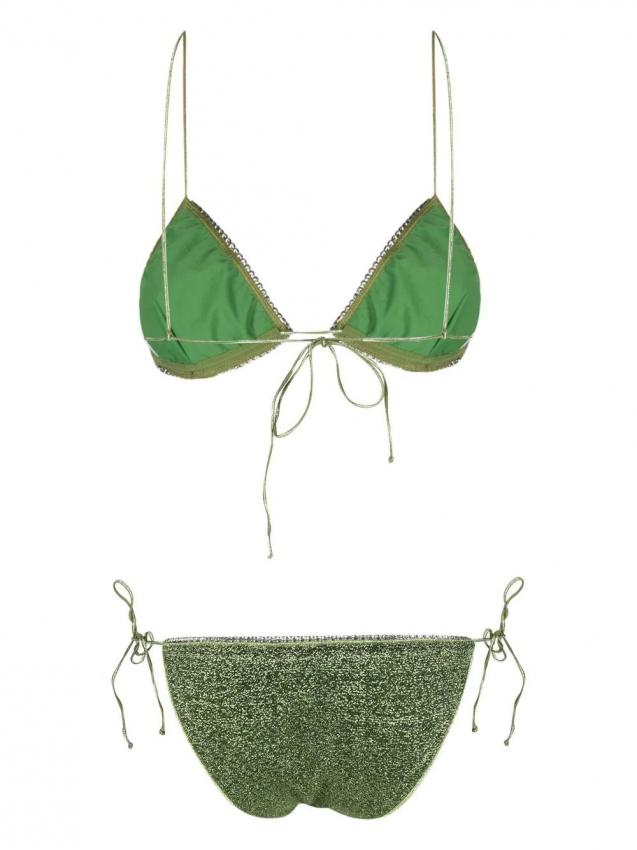 Oseree - crysta-trim detail bikini set