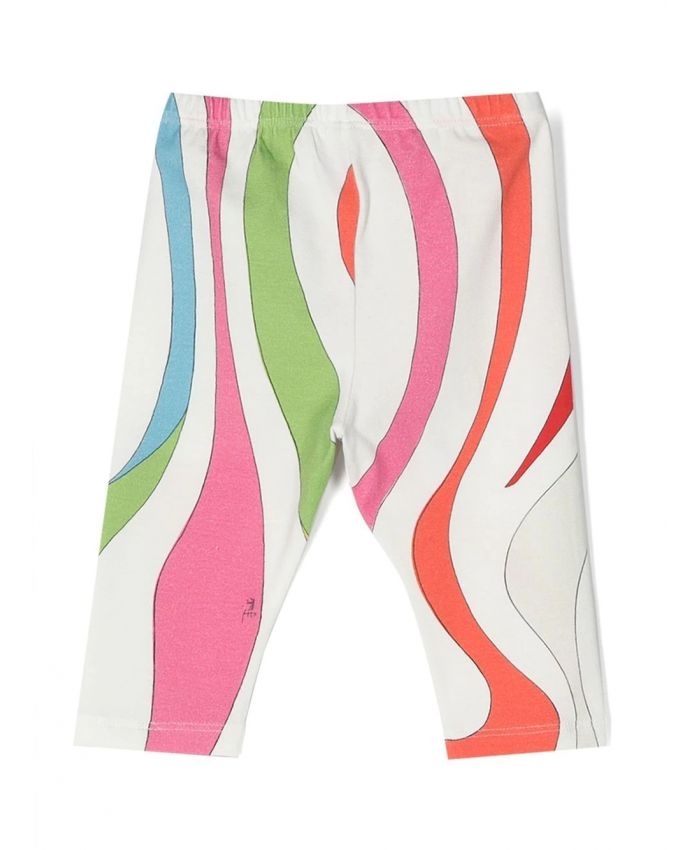 Pucci Kids - abstract-print trousers