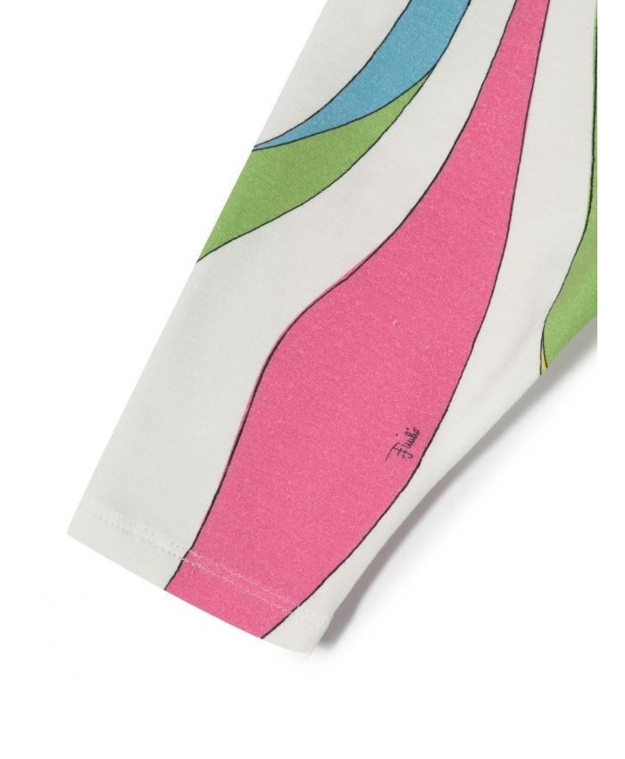 Pucci Kids - abstract-print trousers