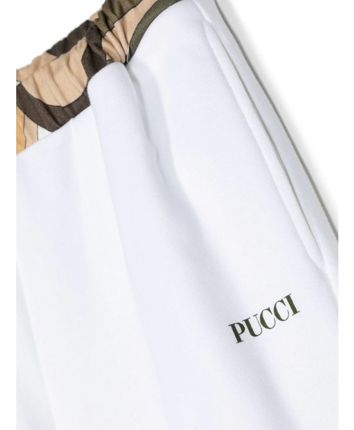 Pucci Kids - contrast-trim track pants