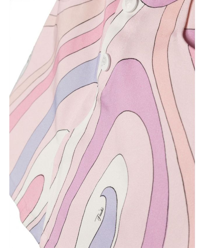 Pucci Kids - swirl-print mini skirt