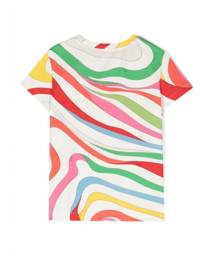 Pucci Kids - graphic-print short-sleeve T-shirt