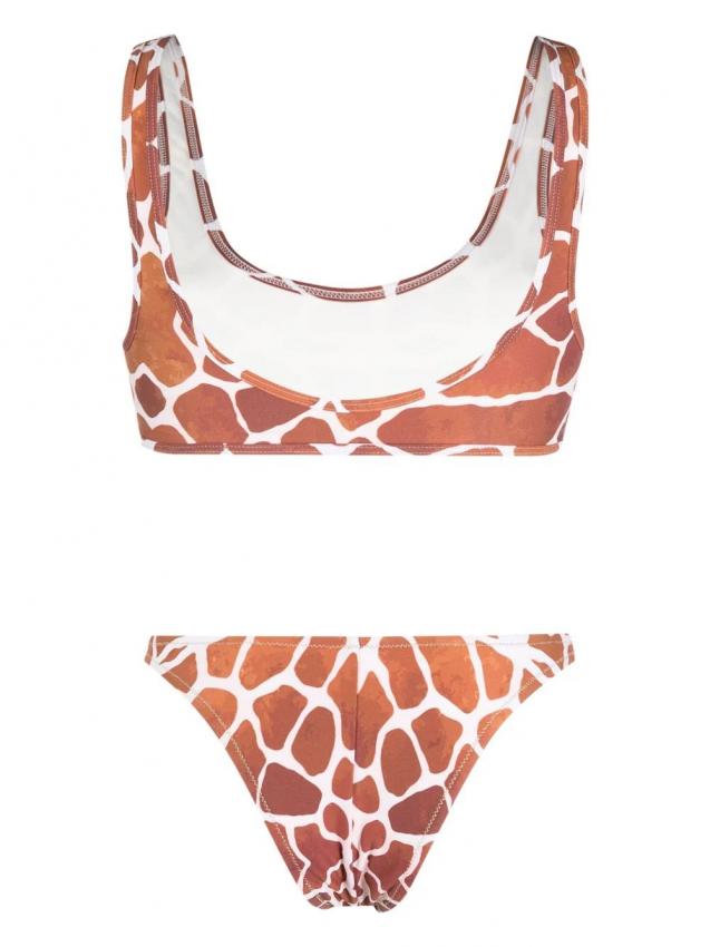 Reina Olga - Coolio giraffe-print bikini set