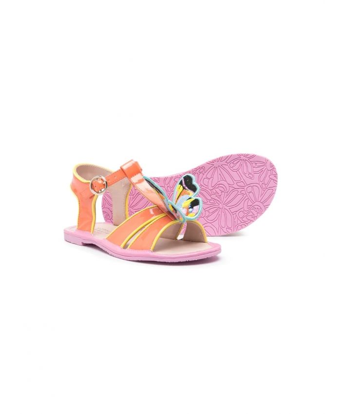Sophia Webster Kids - butterfly-embellished sandals