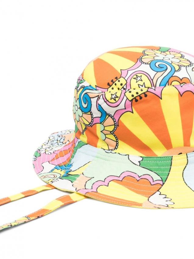 Stella McCartney Kids - graphic-print bucket hat