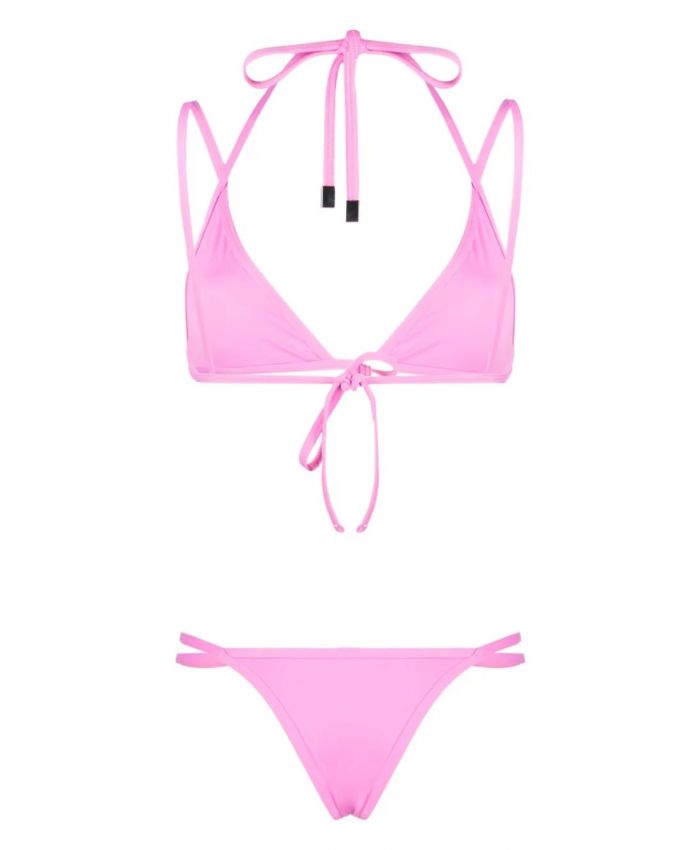 The Attico Beachwear - strap-detailed bikini set