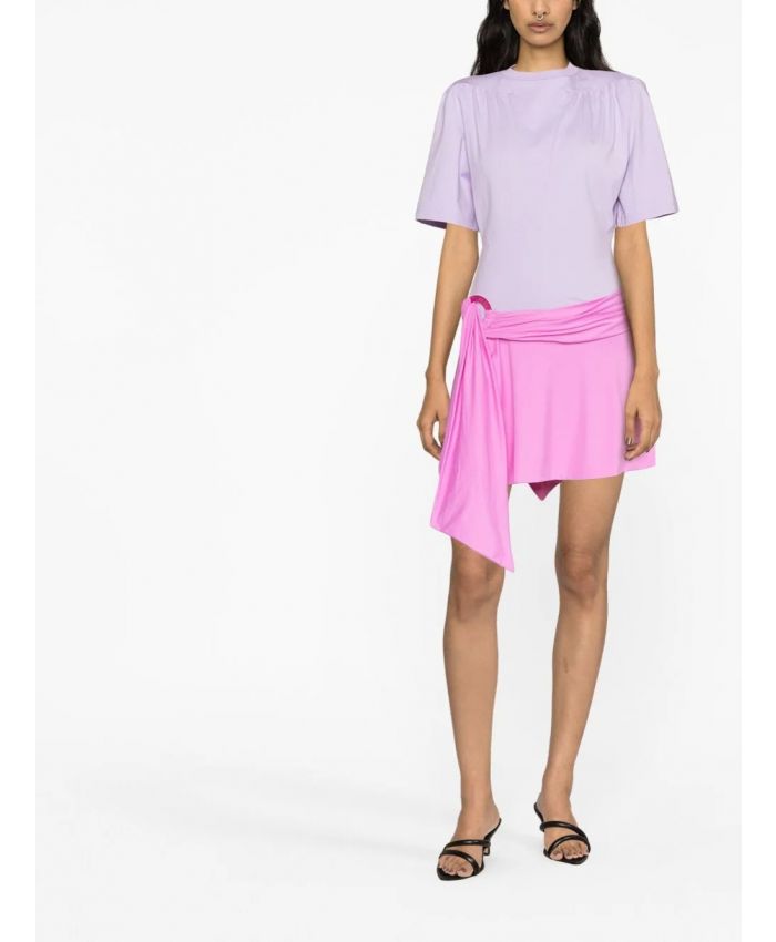 The Attico Beachwear - asymmetric mini skirt