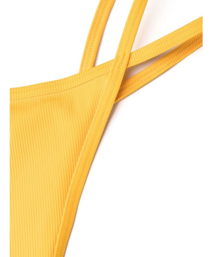 The Attico Beachwear - strappy triangle bikini set