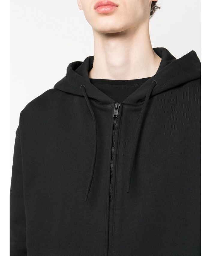 Y-3 - front zip fastening hoodie