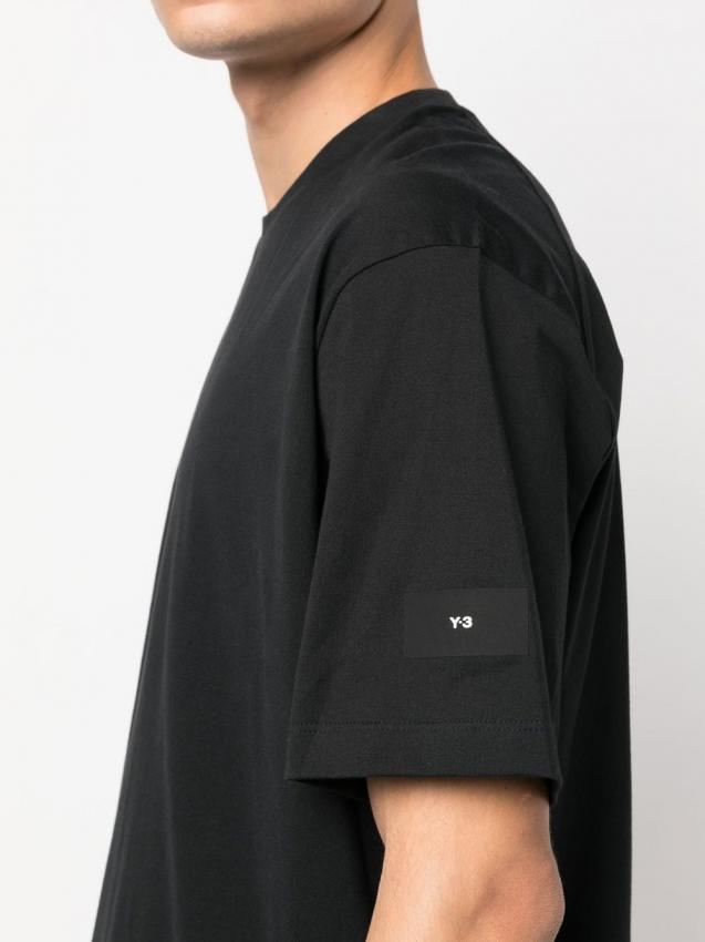 Y-3 - logo-print short-sleeved T-shirt