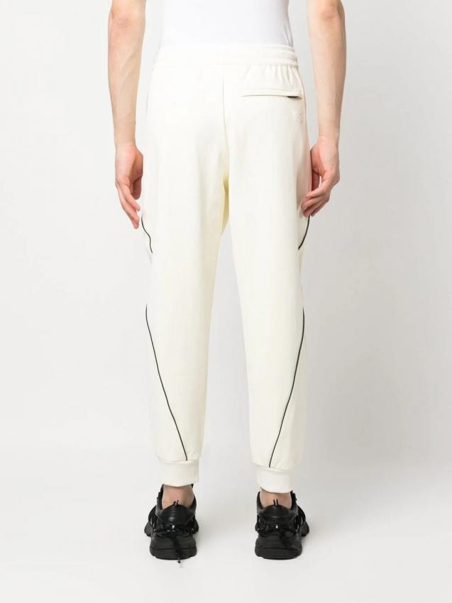 Y-3 - contrast-stitching track pants
