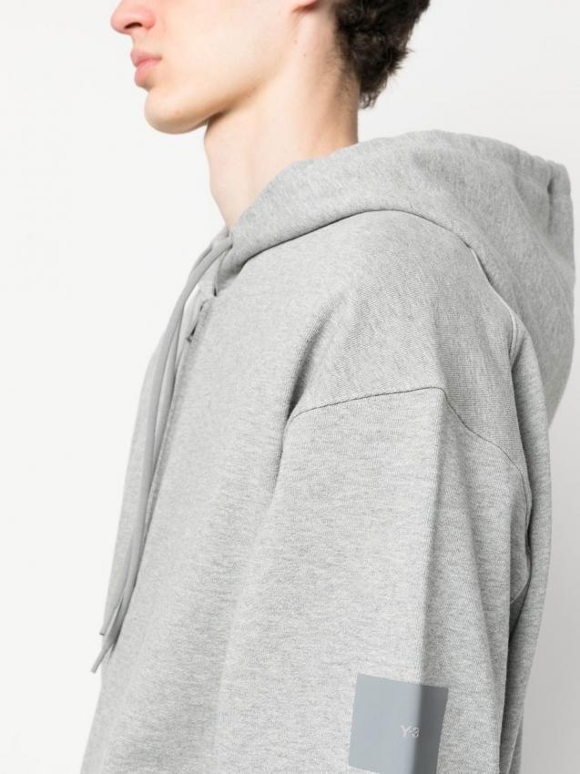 Y-3 - organic cotton zip-up hoodie