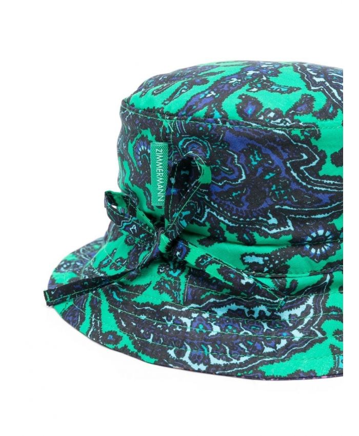 Zimmermann Kids - paisley-print bucket hat