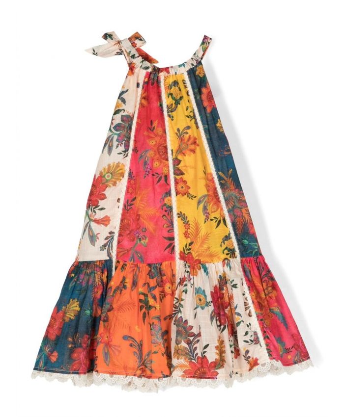 Zimmermann Kids - floral-print cotton dress