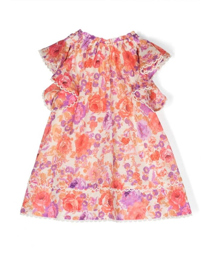 Zimmermann Kids - Raie floral-print dress