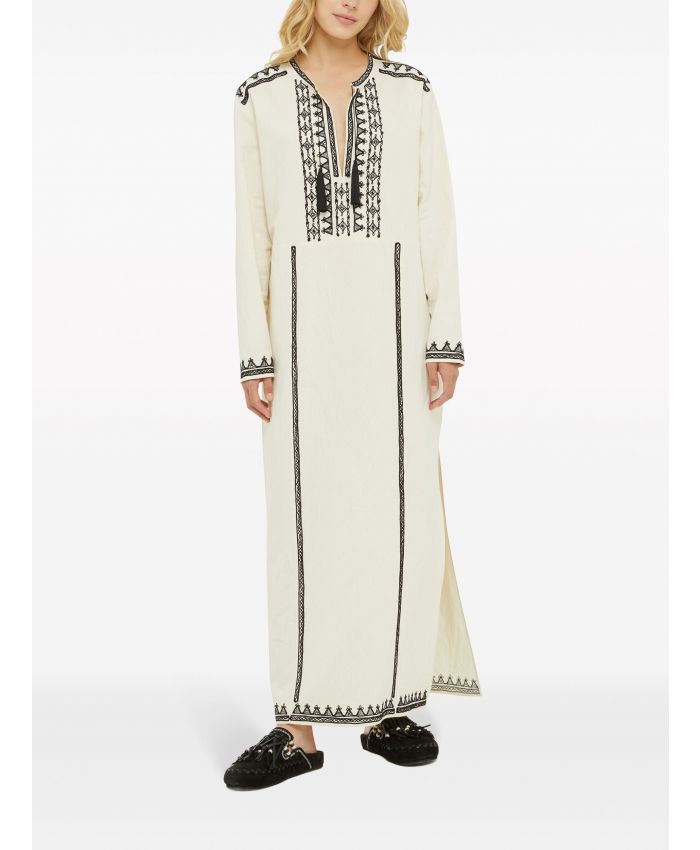 Alanui - Akasha embroidered cotton-blend dress