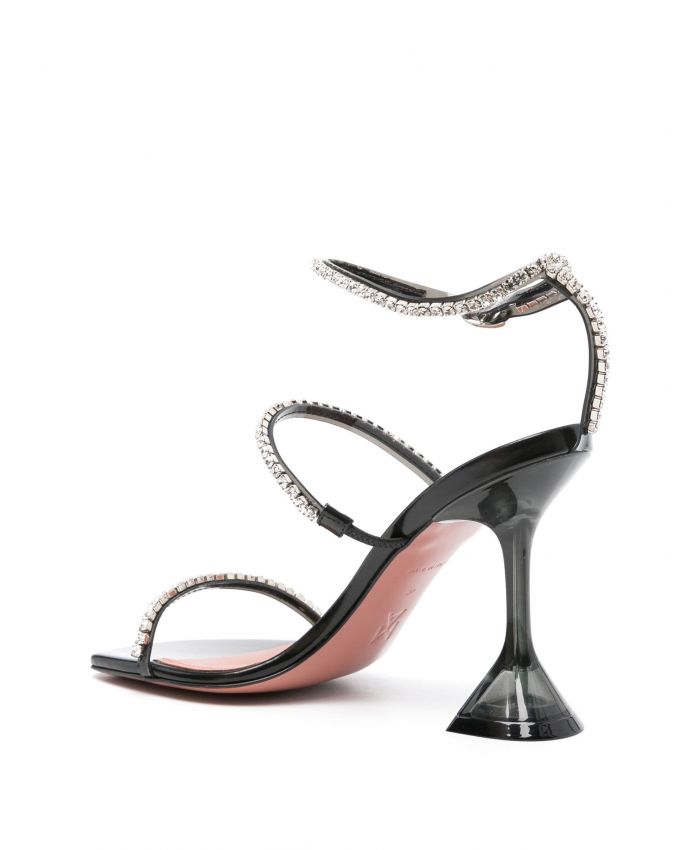 Amina Muaddi - 95mm Gilda Glass sandals