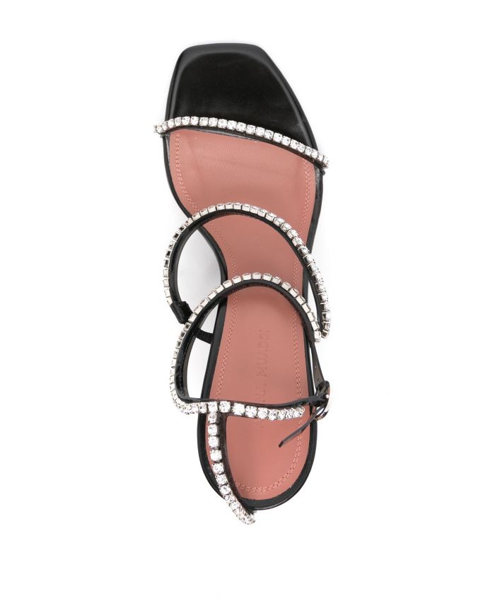 Amina Muaddi - 95mm Gilda Glass sandals