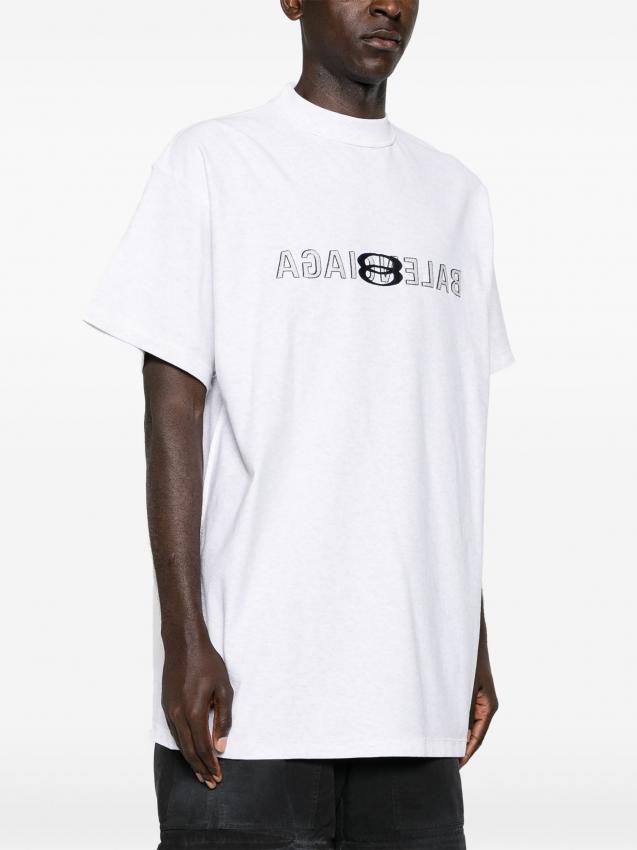 Balenciaga - mèlange-effect cotton T-shirt