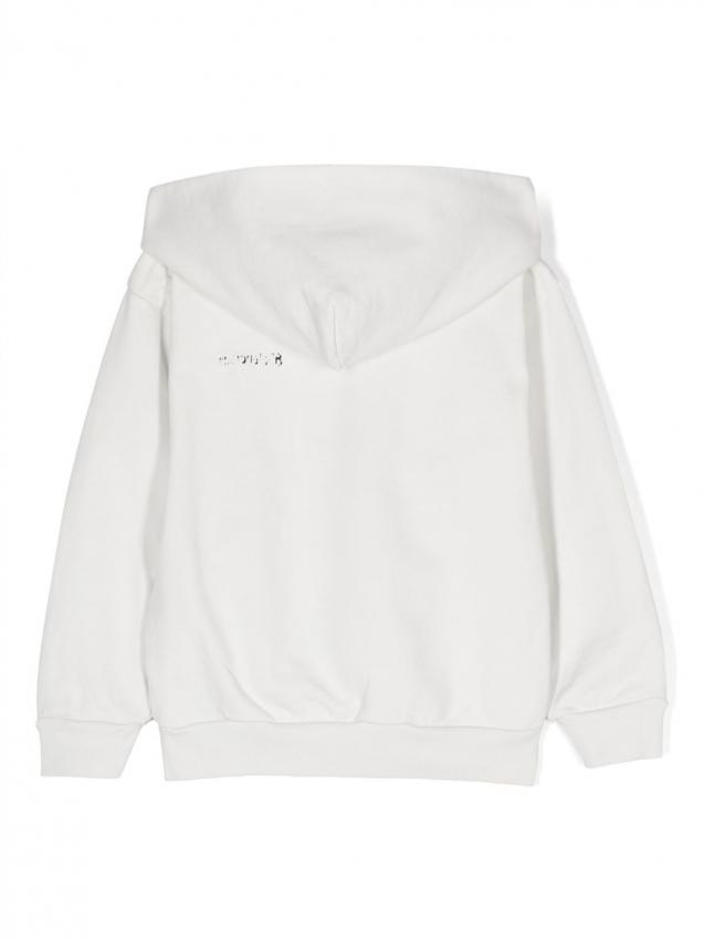 Balenciaga Kids - Logo-print cotton hoodie