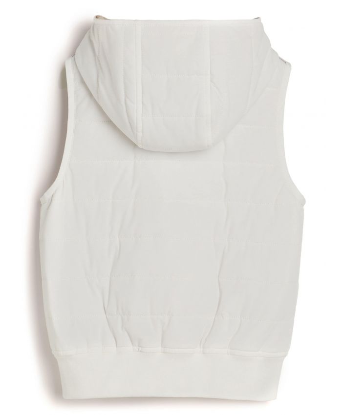 Brunello Cucinelli Kids - quilted hooded gilet
