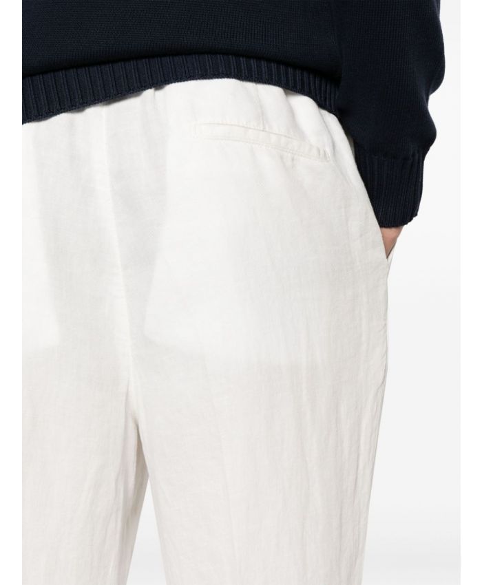 Brunello Cucinelli - straight-leg linen trousers