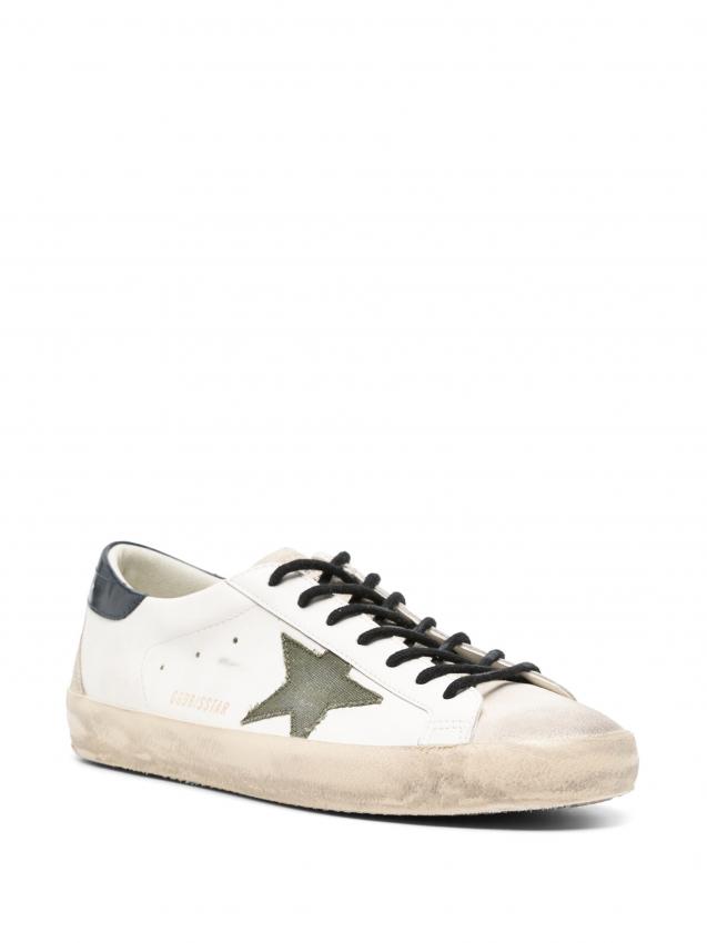 Golden Goose - Super-Star distressed leather sneakers