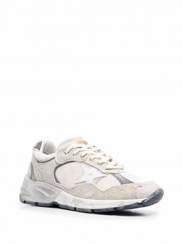 Golden Goose - panelled leather sneakers