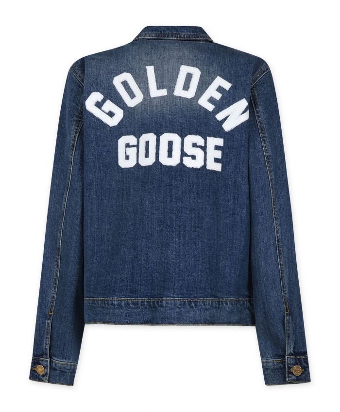 Golden Goose Kids - logo-print denim jacket