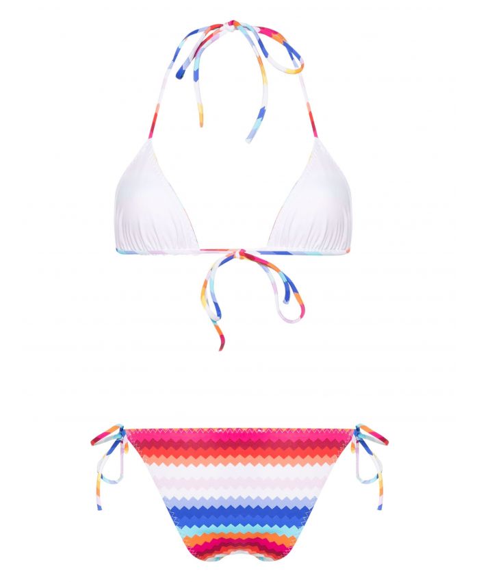 Missoni Mare - zigzag-print triangle-cup bikini
