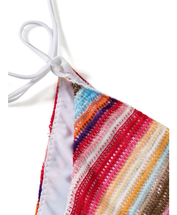 Missoni Mare - striped open-knit bikini