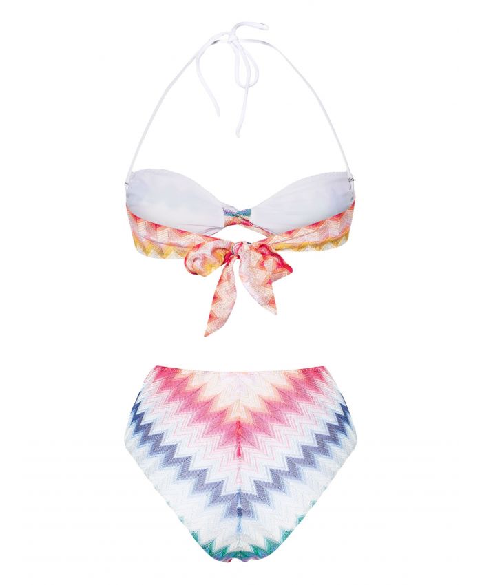 Missoni Mare - Zigzag bandeau bikini set