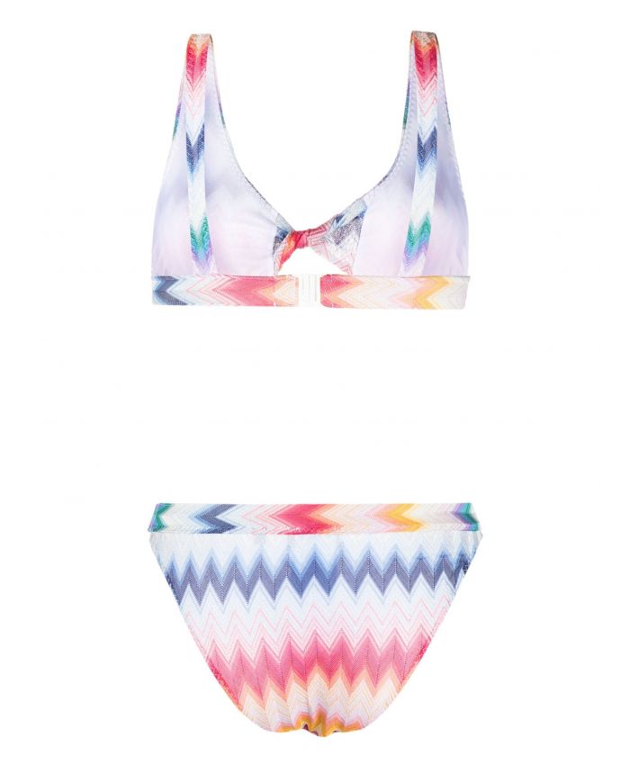 Missoni Mare - zigzag lurex bikini