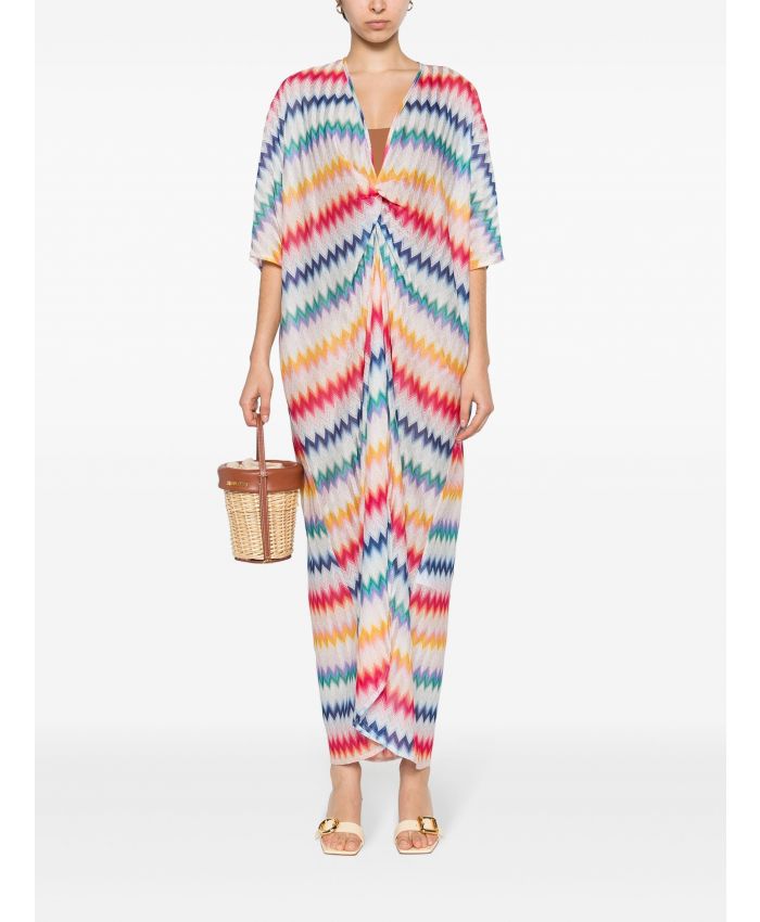 Missoni Mare - zigzag-woven maxi kaftan dress