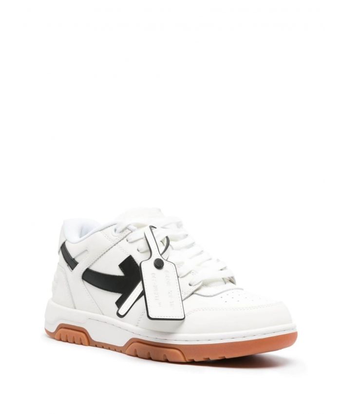Off-White - Out Of Office panelled leather sneakers