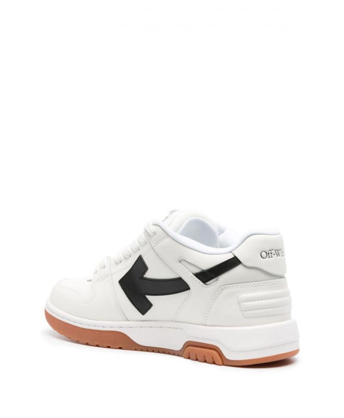 Off-White - Out Of Office panelled leather sneakers