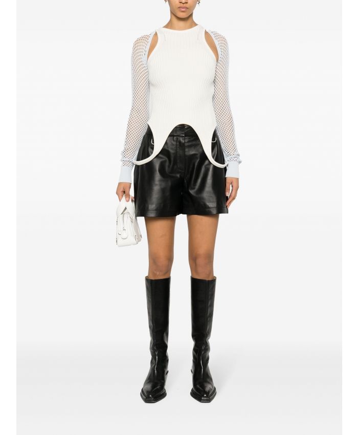 Off-White - Racerback panelled top