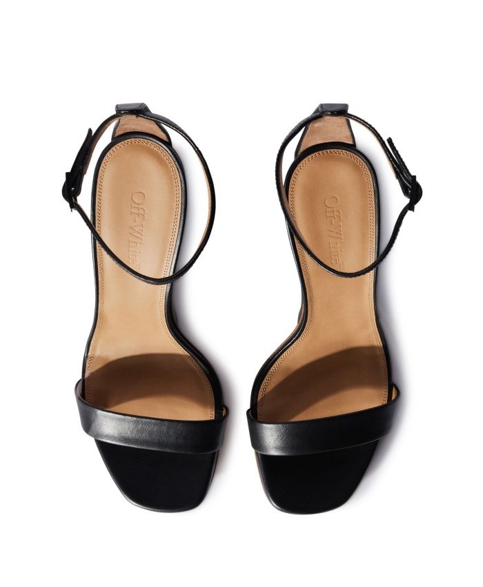Off-White - Jug wedge-heel leather sandals