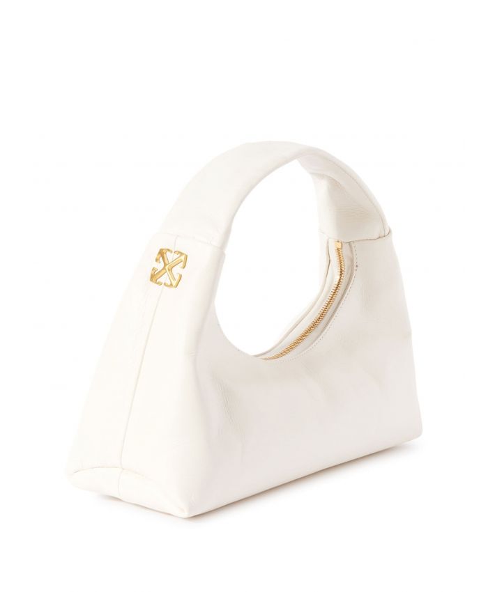 Off-White - Arcade leather shoulder bag