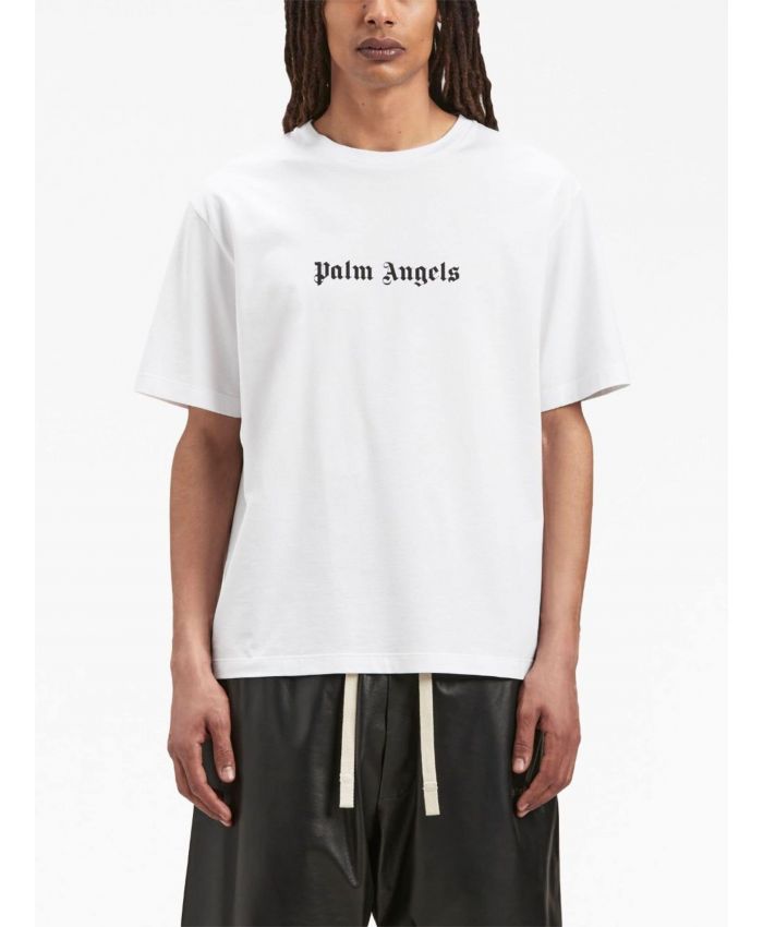 Palm Angels - logo-print crew-neck T-shirt