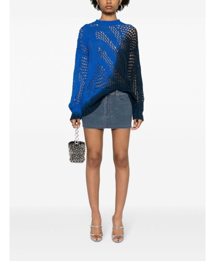 The Attico Beachwear - ombrè open-knit jumper