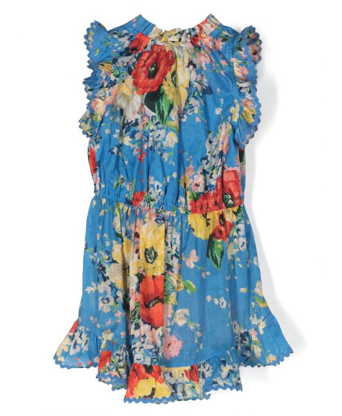 Zimmermann Kids - Alight floral-print cotton dress