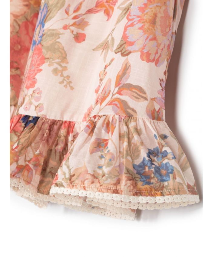 Zimmermann Kids - August floral-print cotton dress
