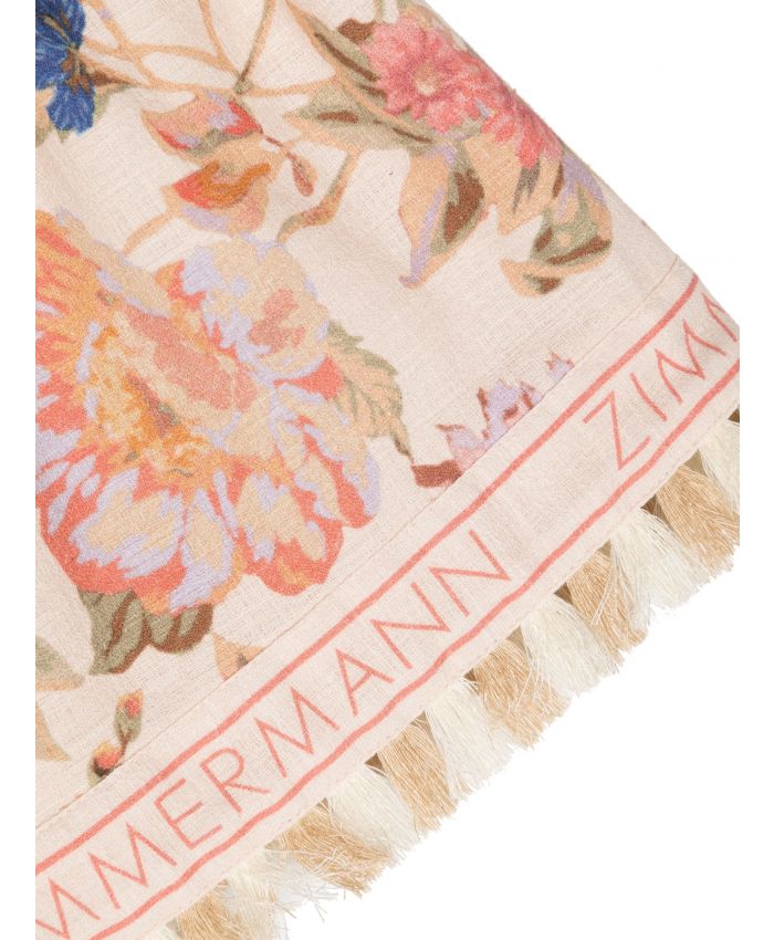 Zimmermann Kids - August floral-print shorts