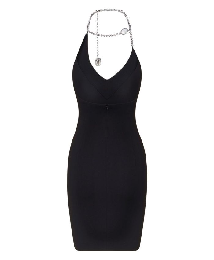 Area - crystal-embellished minidress