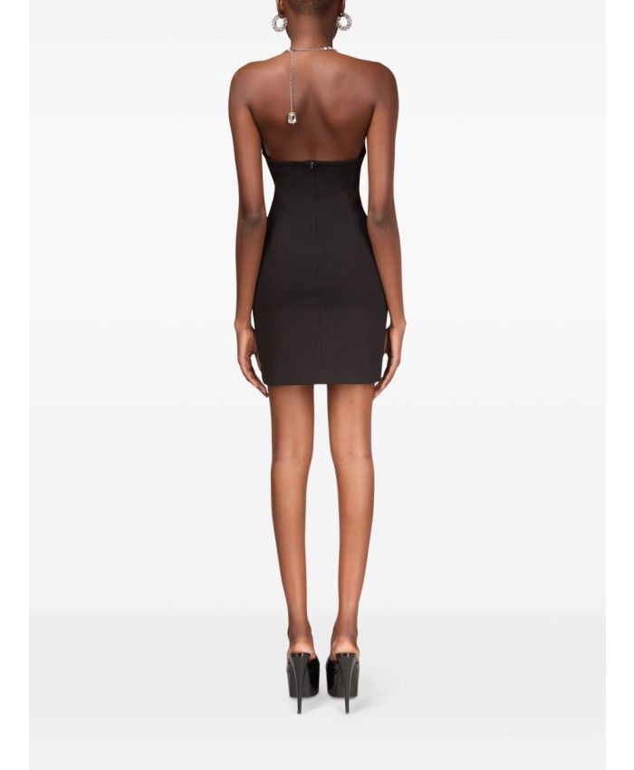 Area - crystal-embellished minidress