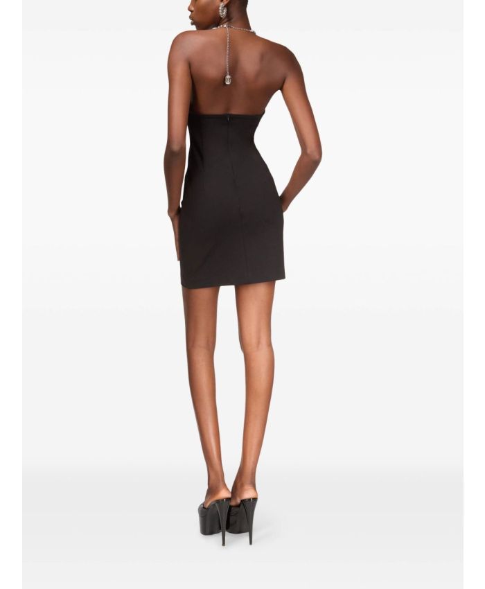 Area - crystal-embellished minidress